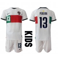 Billiga Portugal Danilo Pereira #13 Barnkläder Borta fotbollskläder till baby VM 2022 Kortärmad (+ Korta byxor)